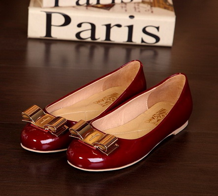 Ferragamo Shallow mouth flat shoes Women--035